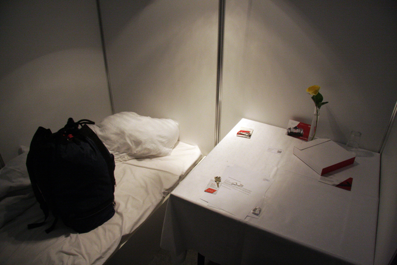 Illustration for article titled This Temporary Cubicle Hotel Is The Absolute Best Way To See Le Mans